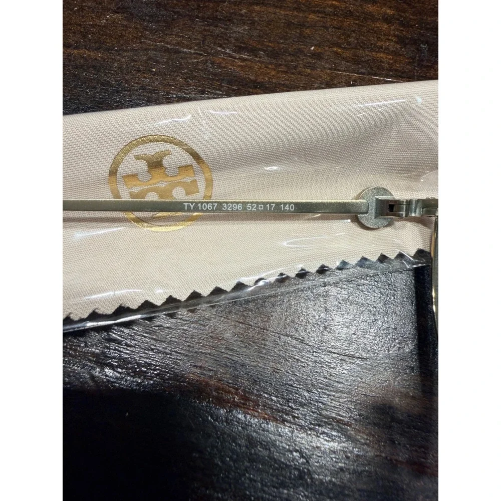 Tory Burch Eyeglasses & Cases Frame 52-17‎ Cat Eye Metal Blue Gold TY 1067 3296